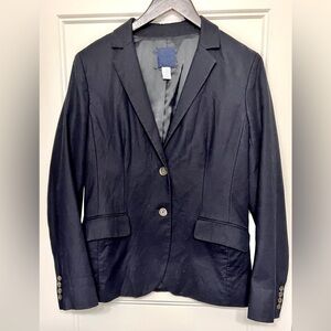 J. Crew Size 8 Navy Blue Blazer